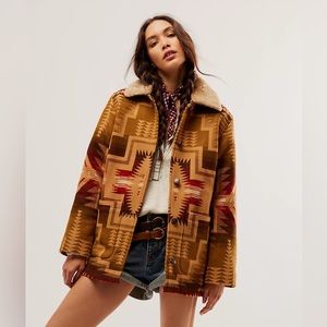 NWT Pendleton Brownsville Coat by Free People